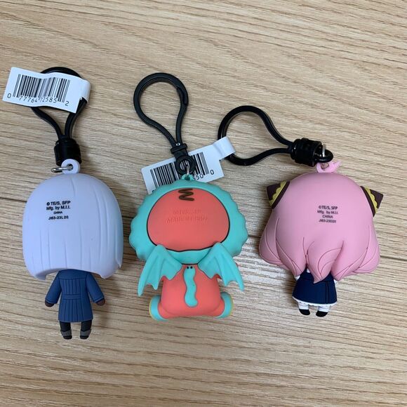 Spy X Family 3D Figural Foam Bag Clip Lot Of 3 Anya Forger Fiona Frost Chimera - Picture 2 of 9